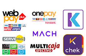 Pagar mediante Flow a través de Webpay, Servipag, Multicaja, Onepay y más.